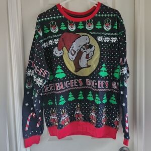 Bucees Ugly Christmas Sweater Size Small